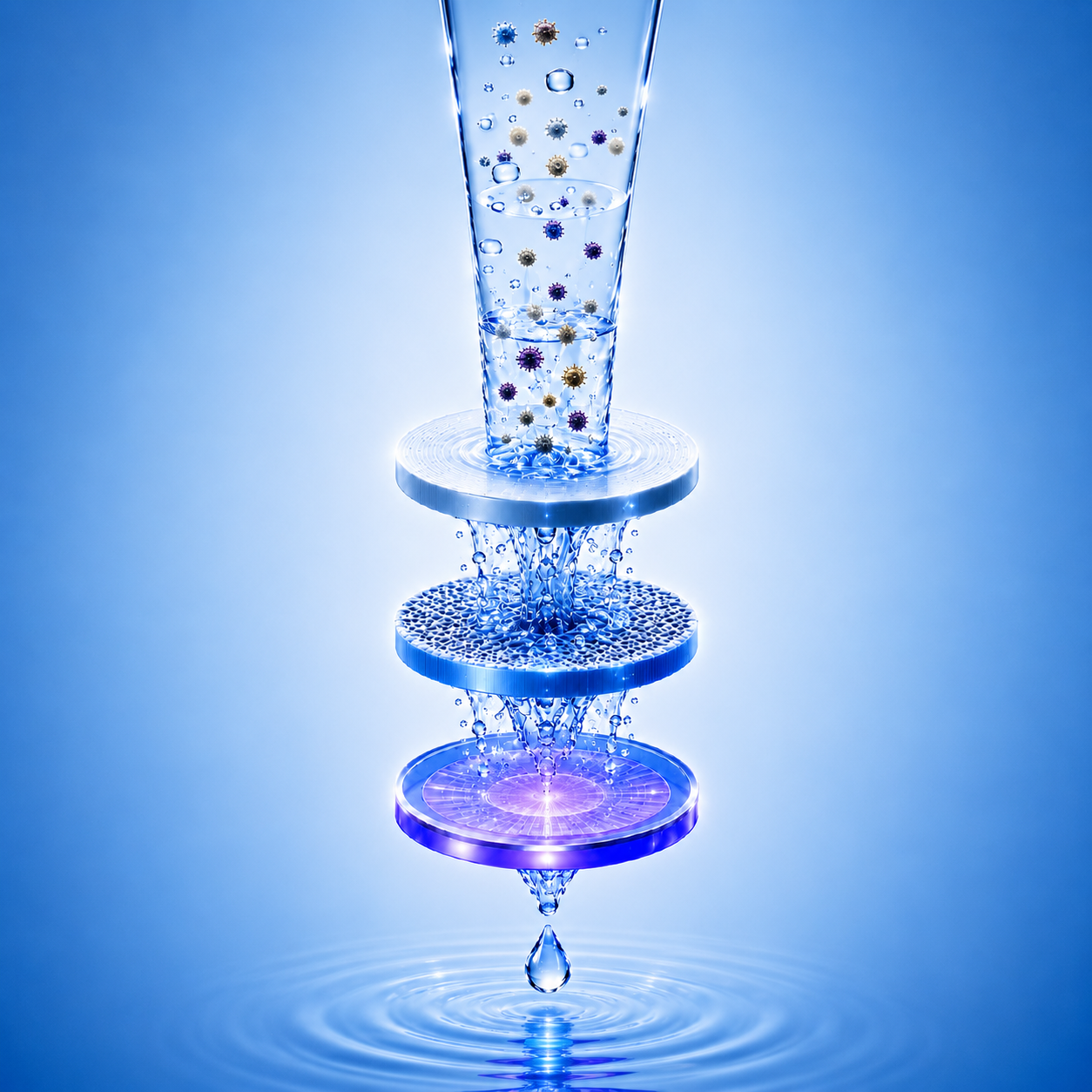 Detail of the Kyrosonics purification process
